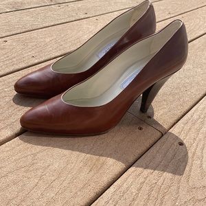 *VINTAGE* Bally made in Italy size 10 leather heels